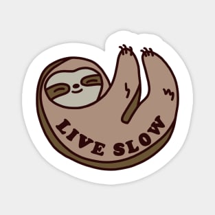 live slow sloth Magnet