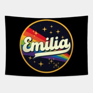 Emilia // Rainbow In Space Vintage Style Tapestry