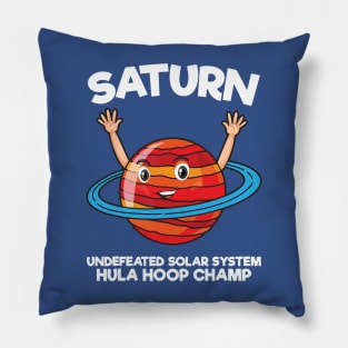 saturn undefeated solar system hula hoop champ 2 Pillow