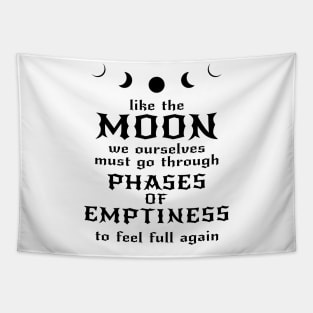 Moon Phases of Emptiness Tapestry