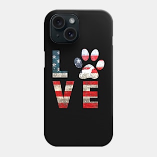 Patriotic Rottweiler Dog Love Phone Case