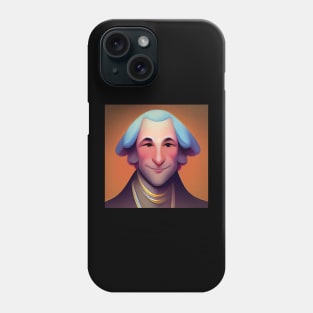 George Washington | American president portrait | Comics style Phone Case