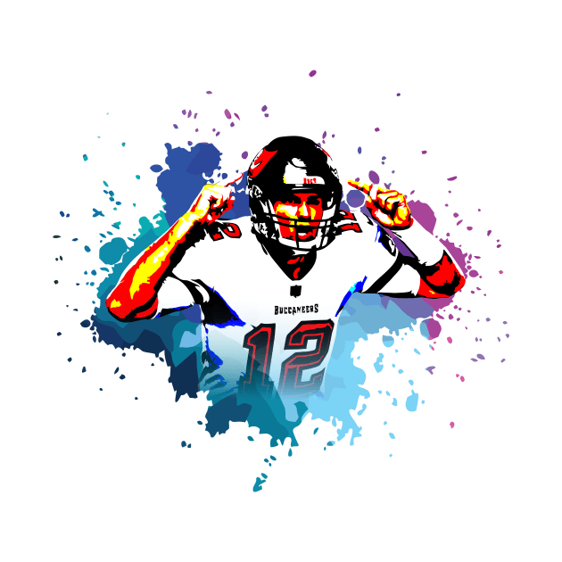 TAMPA BAY BUCCANEERS PLAYER by MufaArtsDesigns