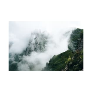 Switzerland Mountains and Fog T-Shirt