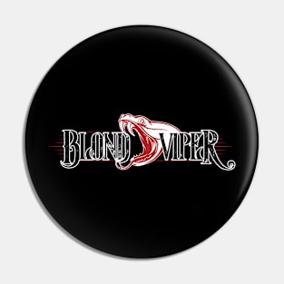 Blond Viper Logo Black Pin