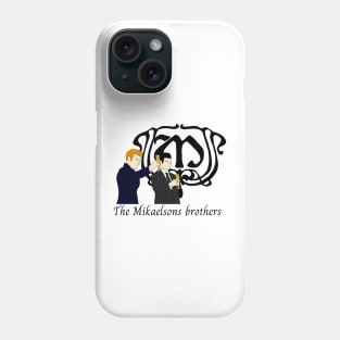 the mikaelson brothers klaus and elijah mikaelson mikaelsons' symbol crest  the originals Phone Case