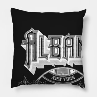 Vintage Albany, NY Pillow