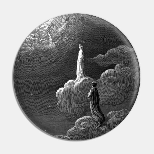 High Resolution Gustave Doré Paradiso Illustration The Fifth Heaven Mars Pin by tiokvadrat