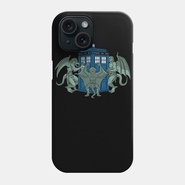 The Gargoyles have the phone box Phone Case by Eman