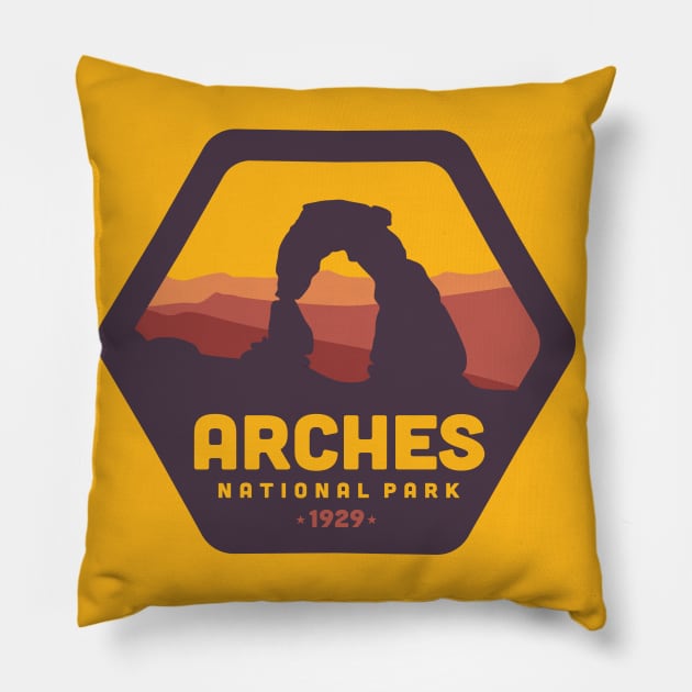 Arches National Park Design Pillow by Terrybogard97
