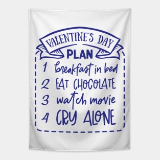 Valentines Day Plan Tapestry