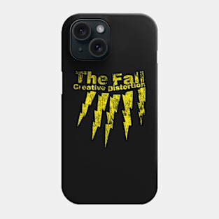 The Fall Creative Distortion (yellow) - distressed Phone Case