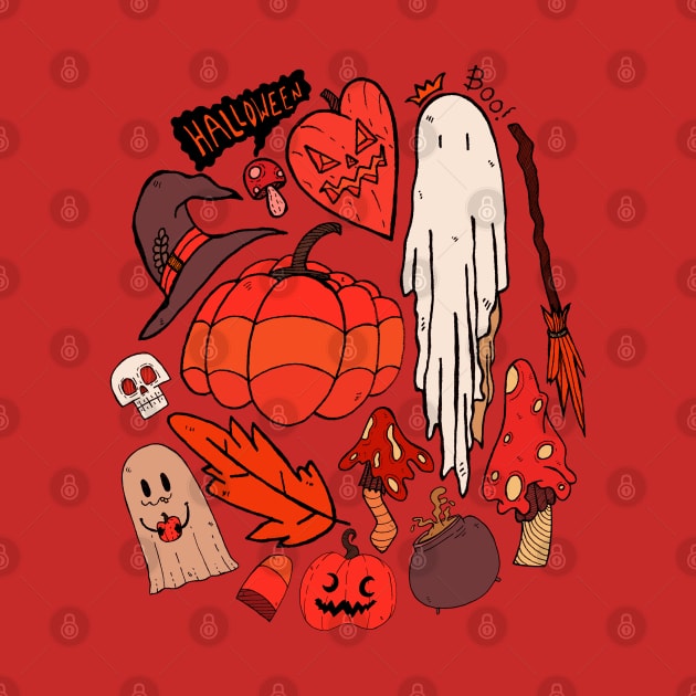 Halloween vibes 1 by Swadeillustrations