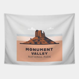 Monument Valley National Park Travel Sticker Tapestry