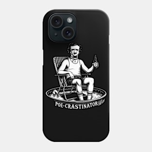 Edgar Allan Poe Funny Poe-crastinator Phone Case