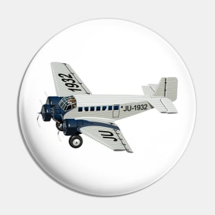 Cartoon plane Pin