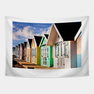 Hengistbury Head Beach Huts Bournemouth Dorset UK Tapestry