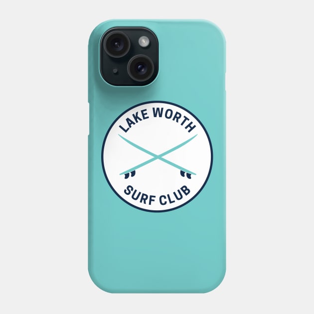 Vintage Lake Worth Florida Surf Club Phone Case by fearcity