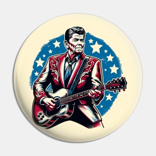 Reagan Rocks: The Gipper as a Rockstar Pin