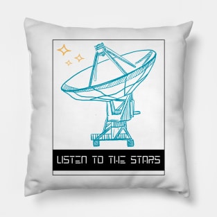 Listen to the Stars from the Satellite Radio Array Pillow