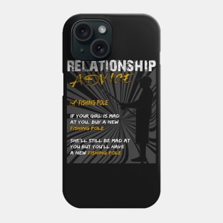 Relationship Advice Fishing Girl Phone Case