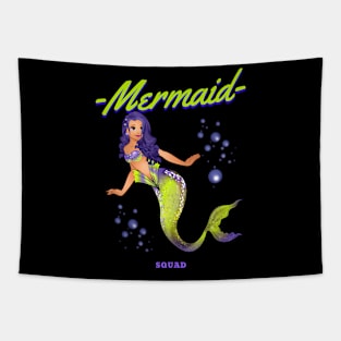 Mermaid Squad Tapestry