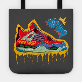 HIP HOP JORDAN SHOES Tote