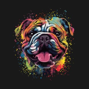 Bulldog Dog Lover Dog Owner Dog Mother Dog Dad T-Shirt