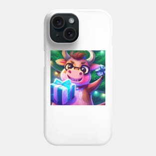 Cute Ox Drawing Phone Case