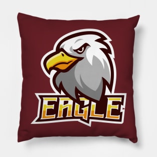 Eagle Mascot Logo Pillow