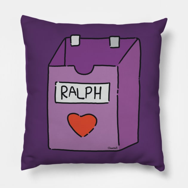 Ralph box Pillow by TeeAguss