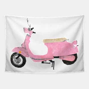 pink moped Tapestry