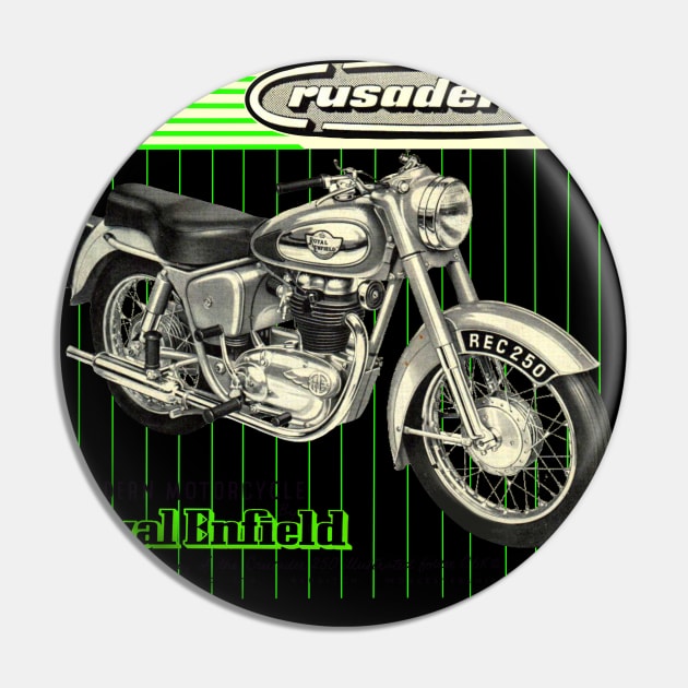 Royal Enfield Crusader 250 Vintage Motorcycle Pin by MotorManiac