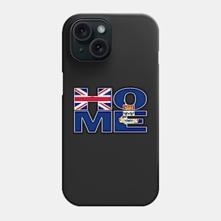 Cayman Islands Collections Flag Spelling HOME - Soca Mode Phone Case