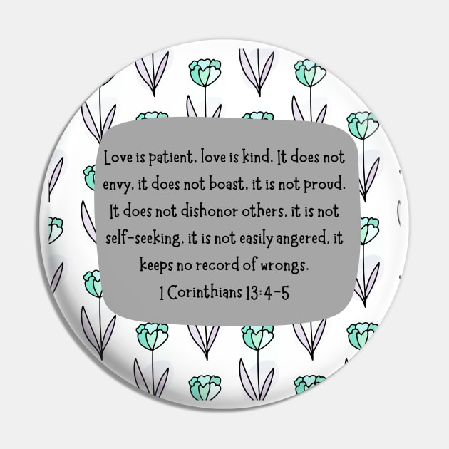 1 Corinthians 13:4-5 Love is patient, love is kind. Pin by Eveline D’souza