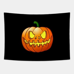 The freaky Halloween pumpkins Tapestry