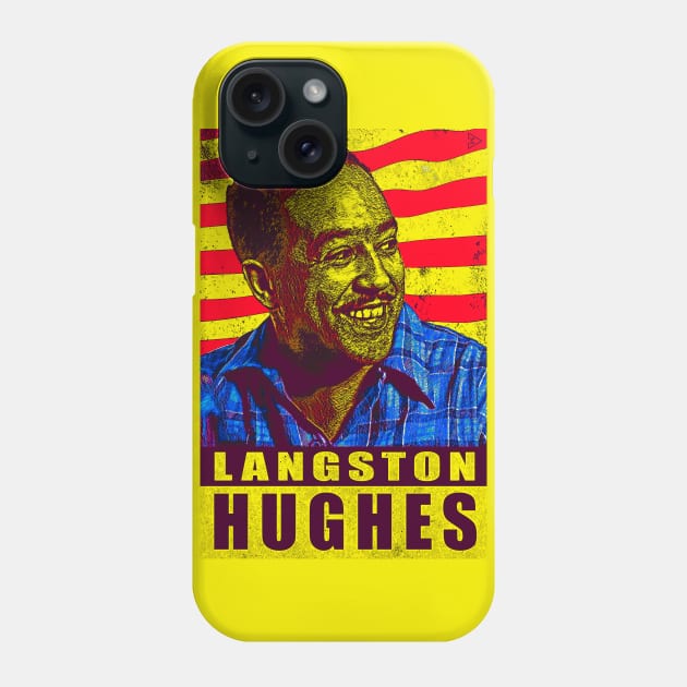 Langston Hughes - For Equality, Against Racism Phone Case by Exile Kings 