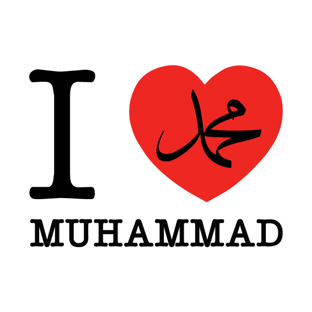 I Love Muhammad by Hason3Clothing