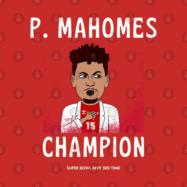 PATRICK MAHOMES 3RD MVP KC CHIEFS by Lolane