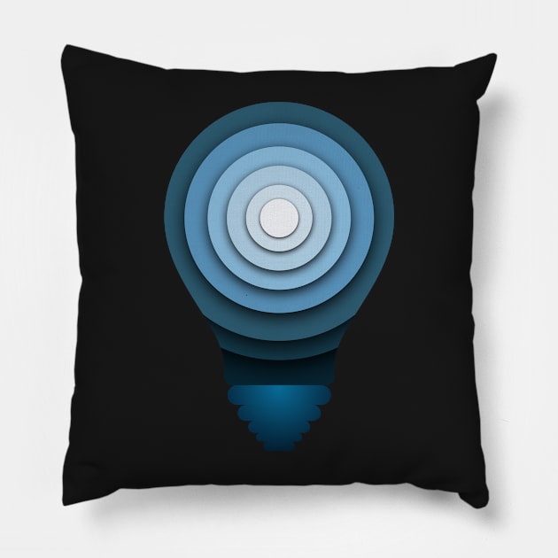 Moon Bulb Pillow by FAT1H