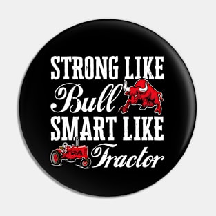 Strong Like Bull Pin