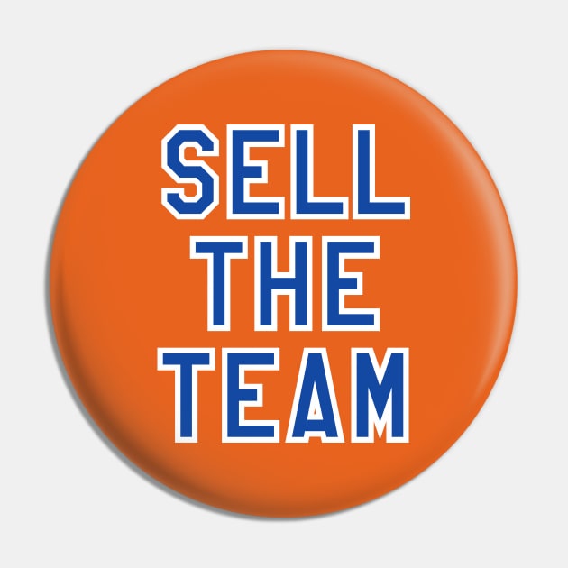 NY Sell The Team - Orange Pin by KFig21