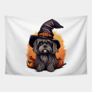 Halloween Shih Tzu Dog #1 Tapestry