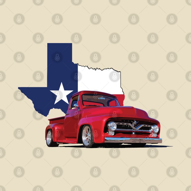 Custom Ford Truck on Texas by CamcoGraphics