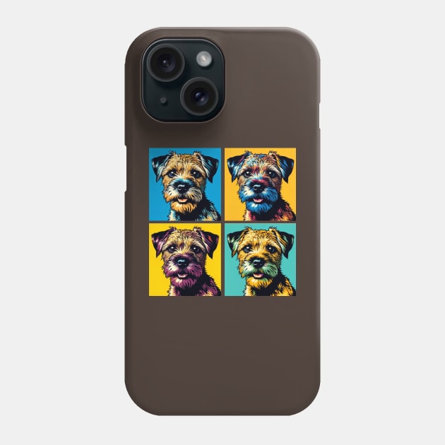 Border Terrier Pop Art - Dog Lovers Phone Case by PawPopArt