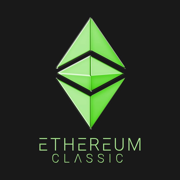 Ethereum Classic Simple (green metal) by andreabeloque