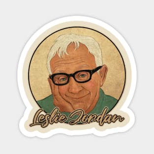 Retro Vintage Leslie Jordan Magnet