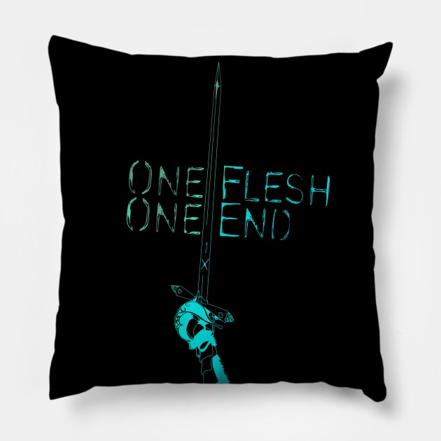 Gideon the Ninth One Flesh One End Pillow by katmargoli