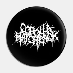 Corolla Hatchback Death Metal Goth Style Pin