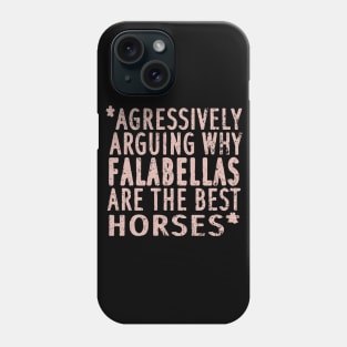 Falabella horse horse breed show jumping saddle Phone Case